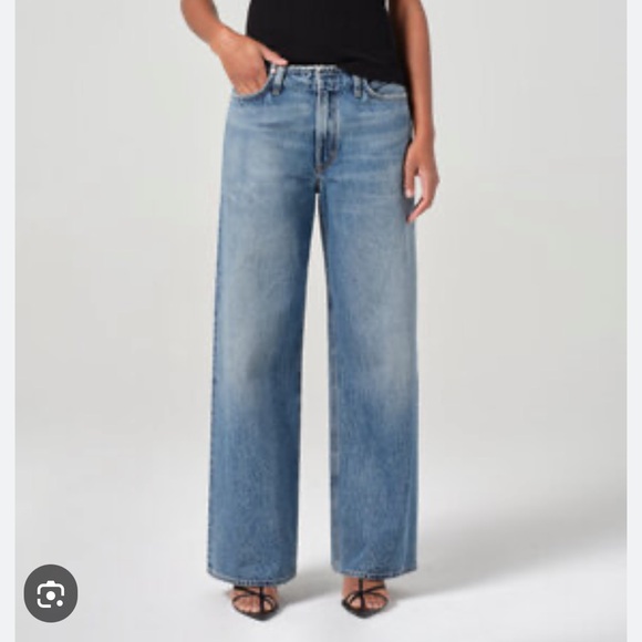 Agolde Denim - Agolde Lex Wide leg low rise jeans